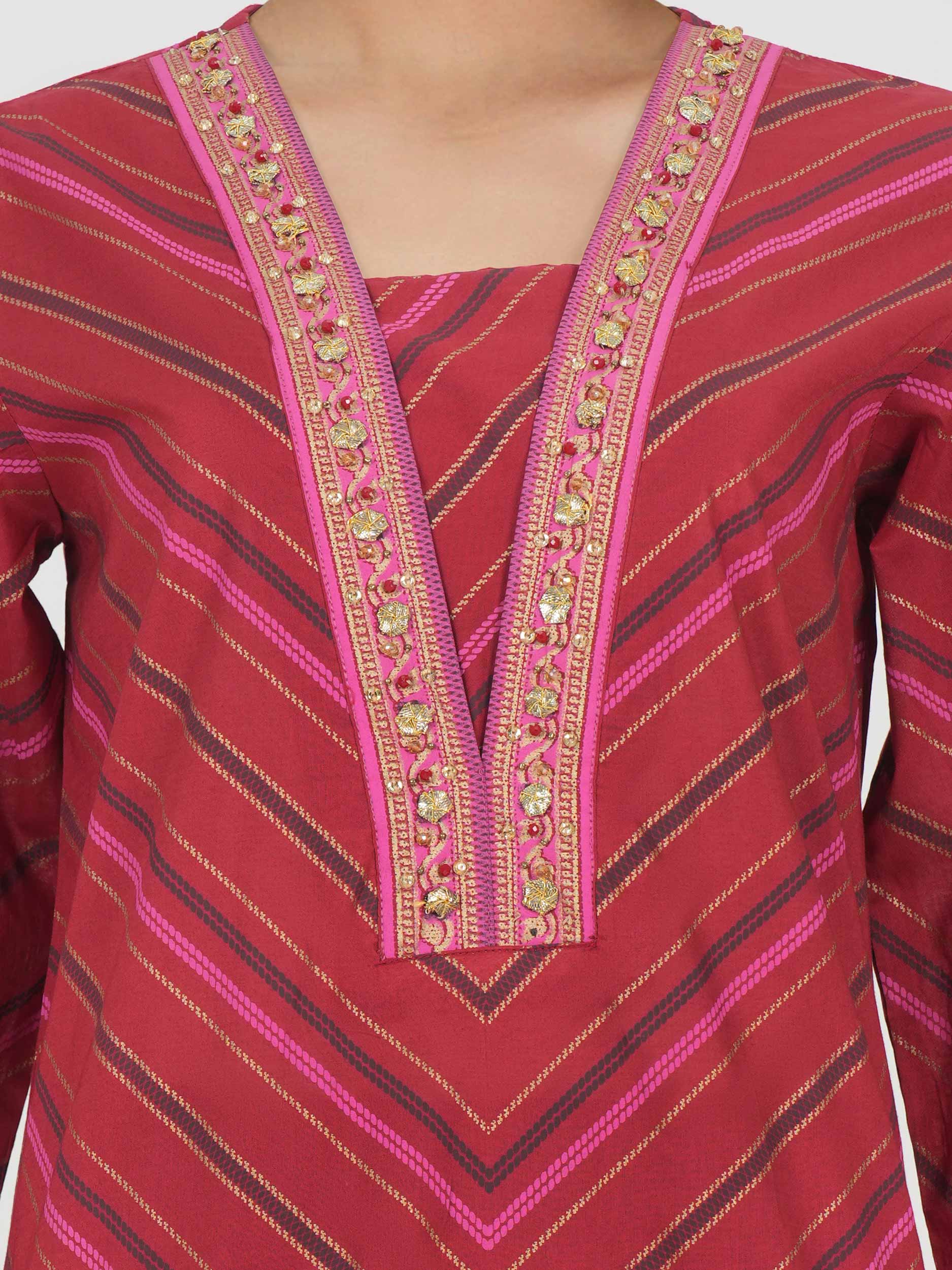 2 Piece Lawn Suit- Embroidered (Pret)