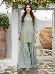 2 Piece Lawn Suit- Embroidered (Pret)