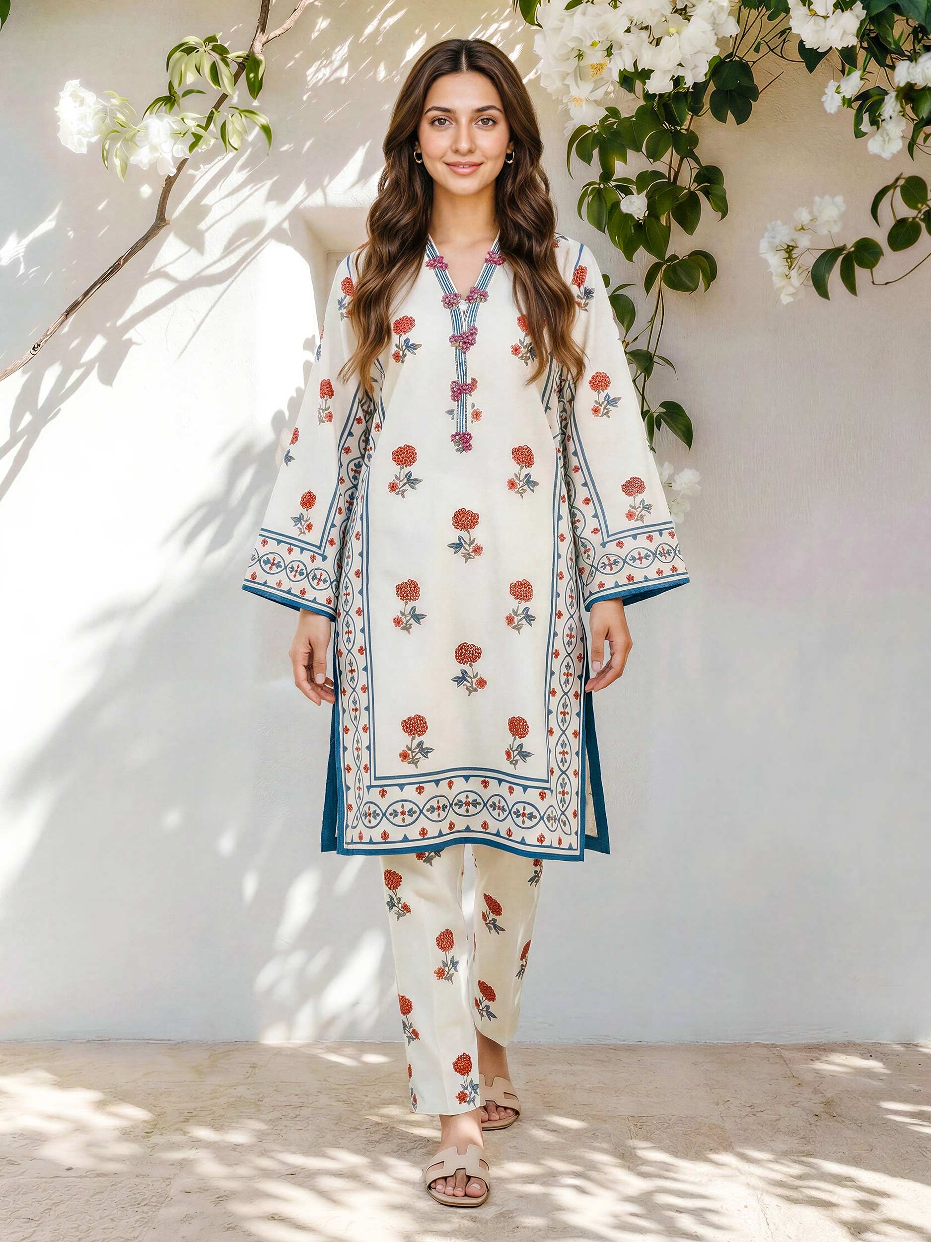 2 Piece Lawn Suit (Pret)