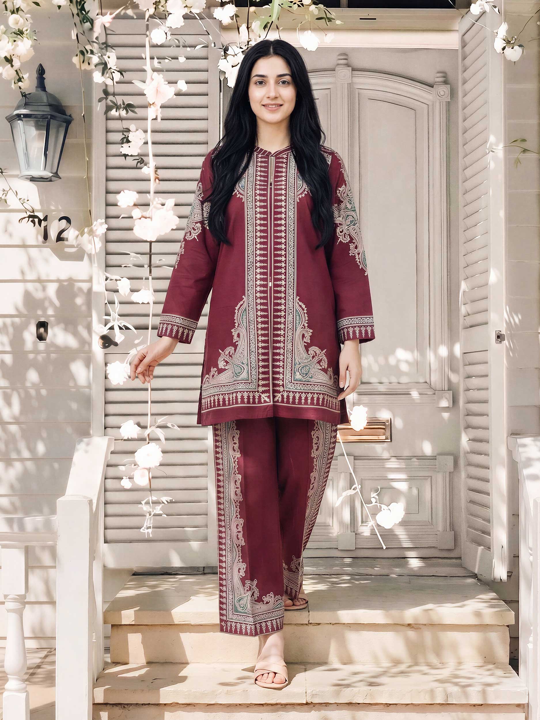 2 Piece Lawn Suit (Pret)