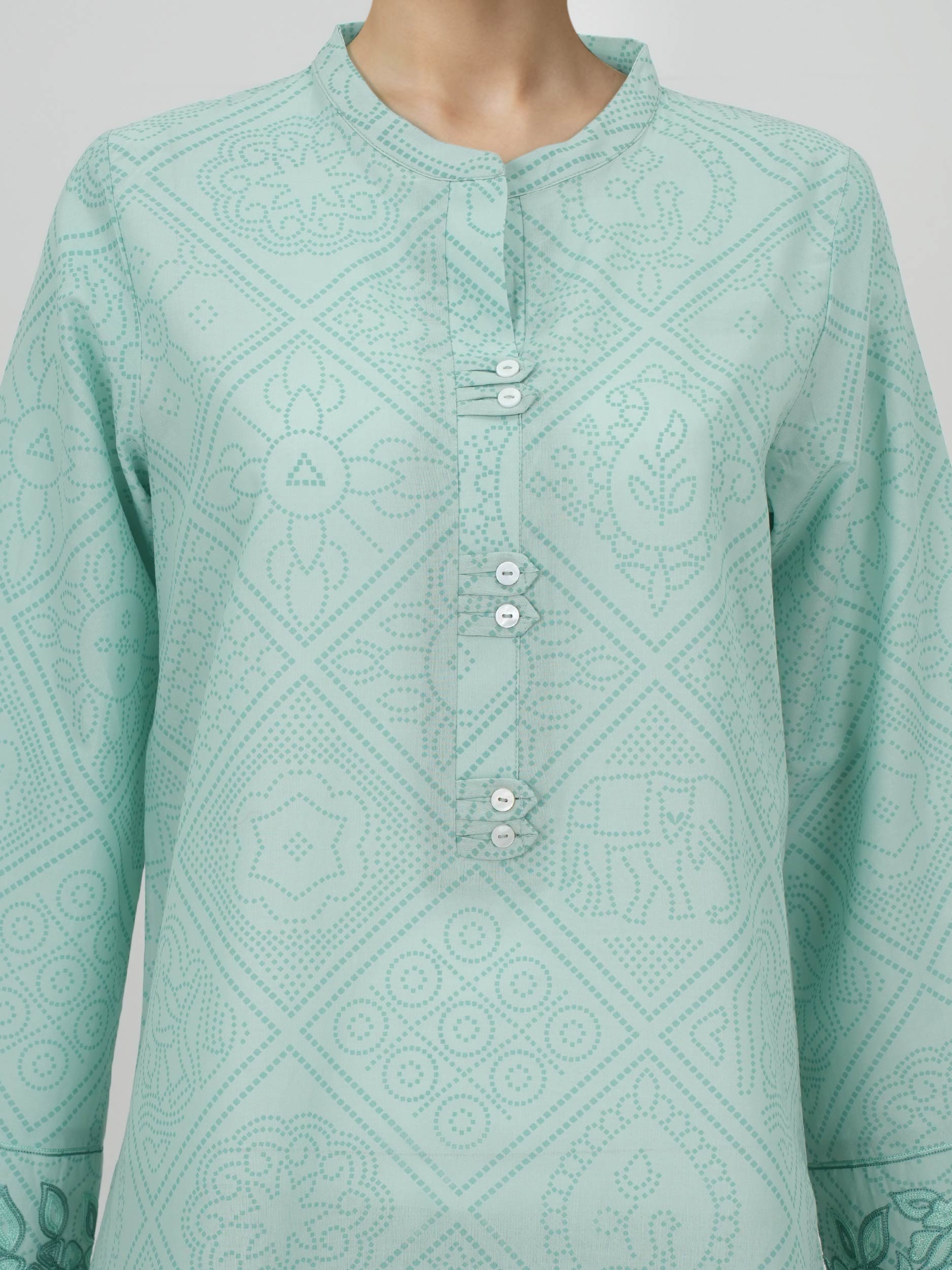 2 Piece Lawn Suit- Embroidered (Pret)