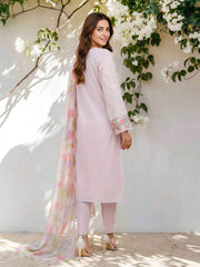 3 Piece Lawn Suit- Embroidered (Pret)