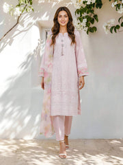 3 Piece Lawn Suit- Embroidered (Pret)