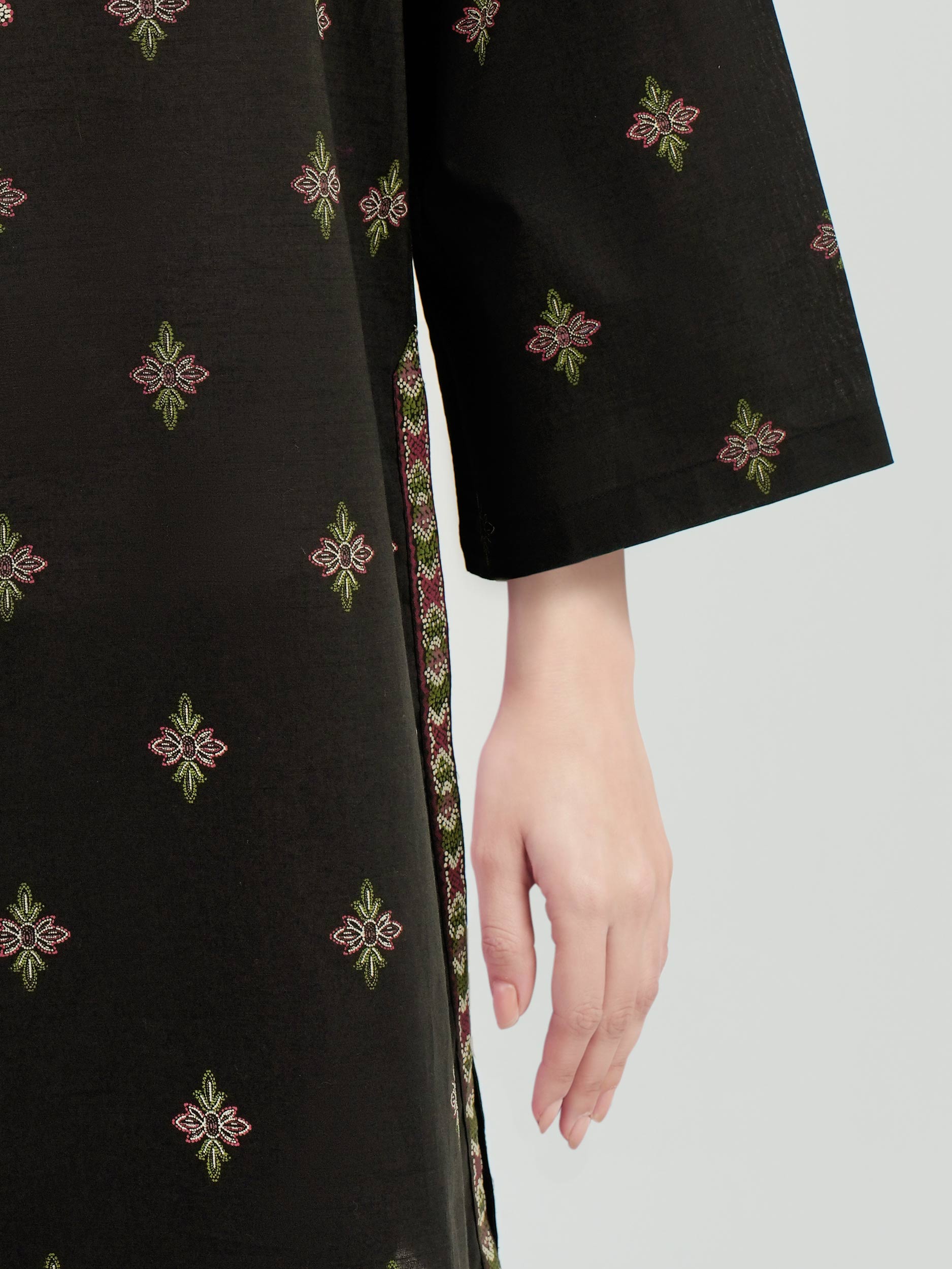 2 Piece Lawn Slub Suit (Pret)