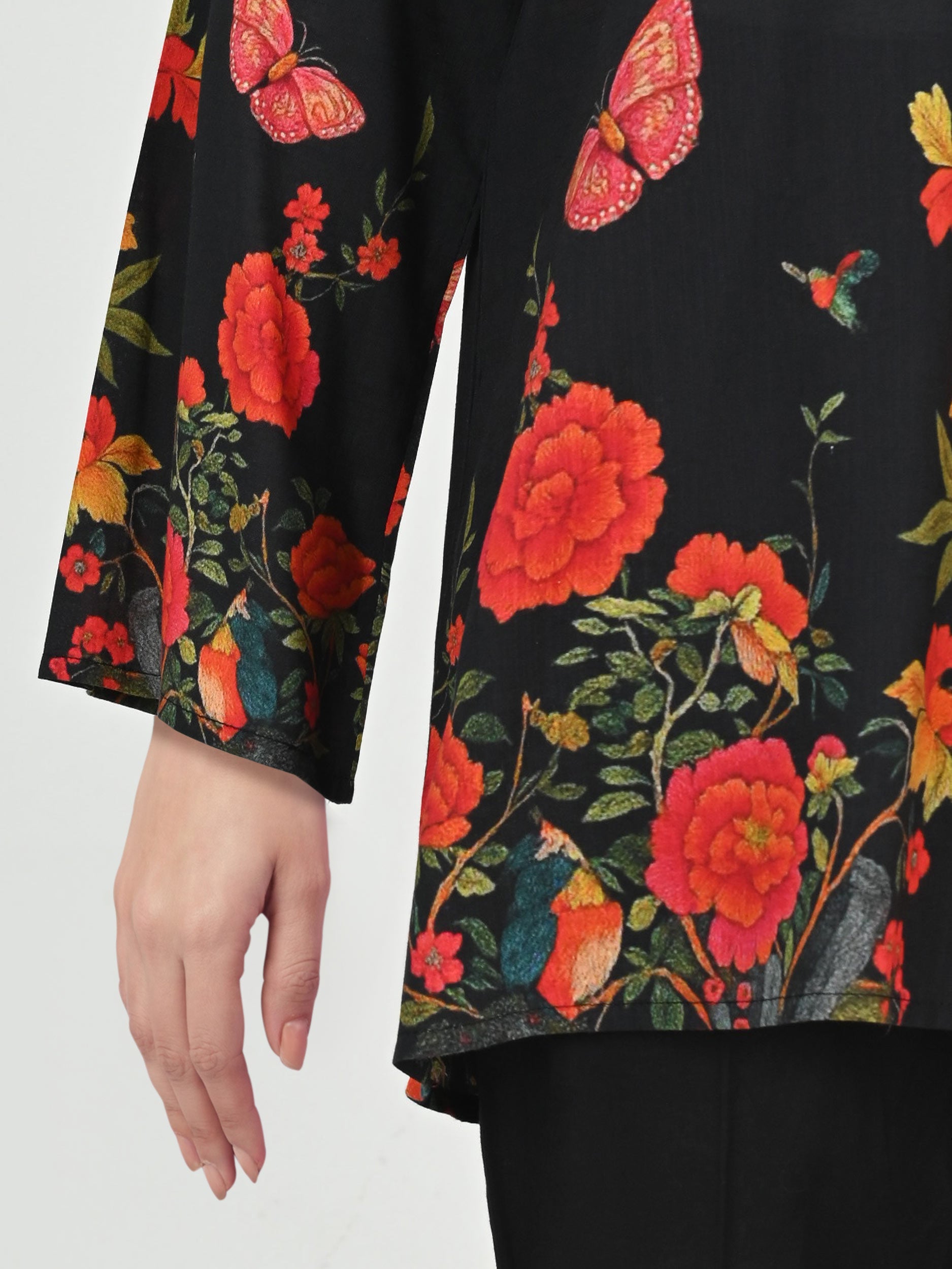 Lawn Slub Kurti (Pret)