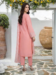 3 Piece Lawn Suit- Embroidered (Pret)