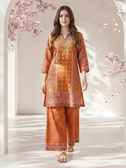 2 Piece Lawn Suit- Embroidered (Pret)