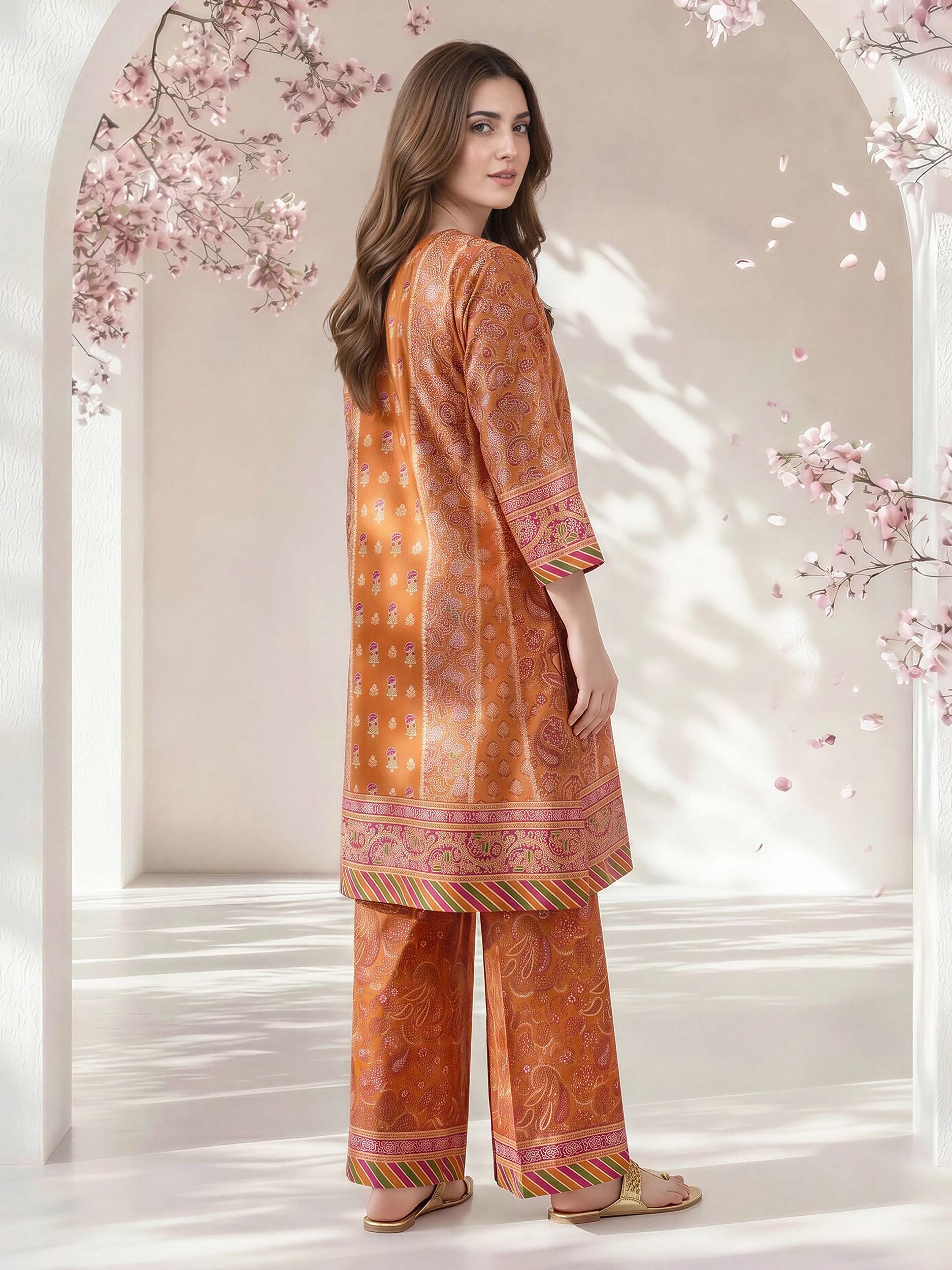 2 Piece Lawn Suit- Embroidered (Pret)