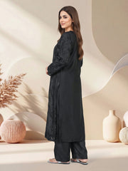 2 Piece Silk Suit- Embroidered (Pret)