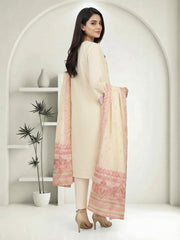 2 Piece Dobby Jacquard Suit- Embroidered (Pret)