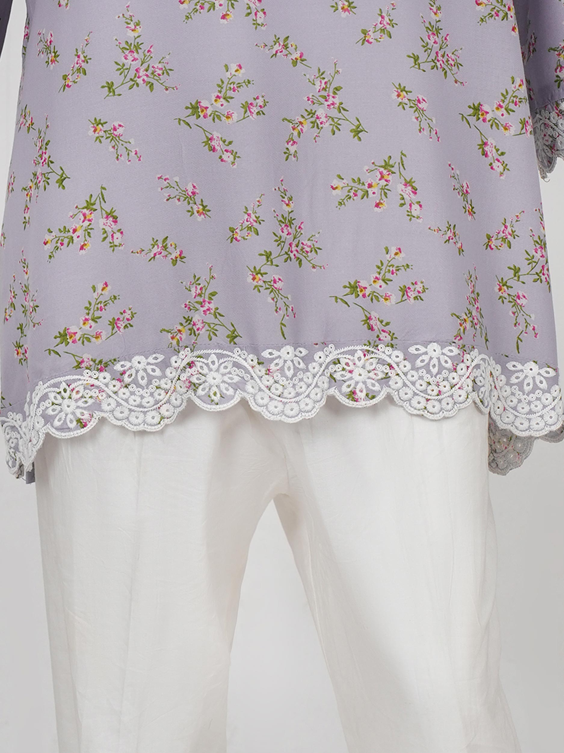 Viscose Kurti- Embroidered (Pret)