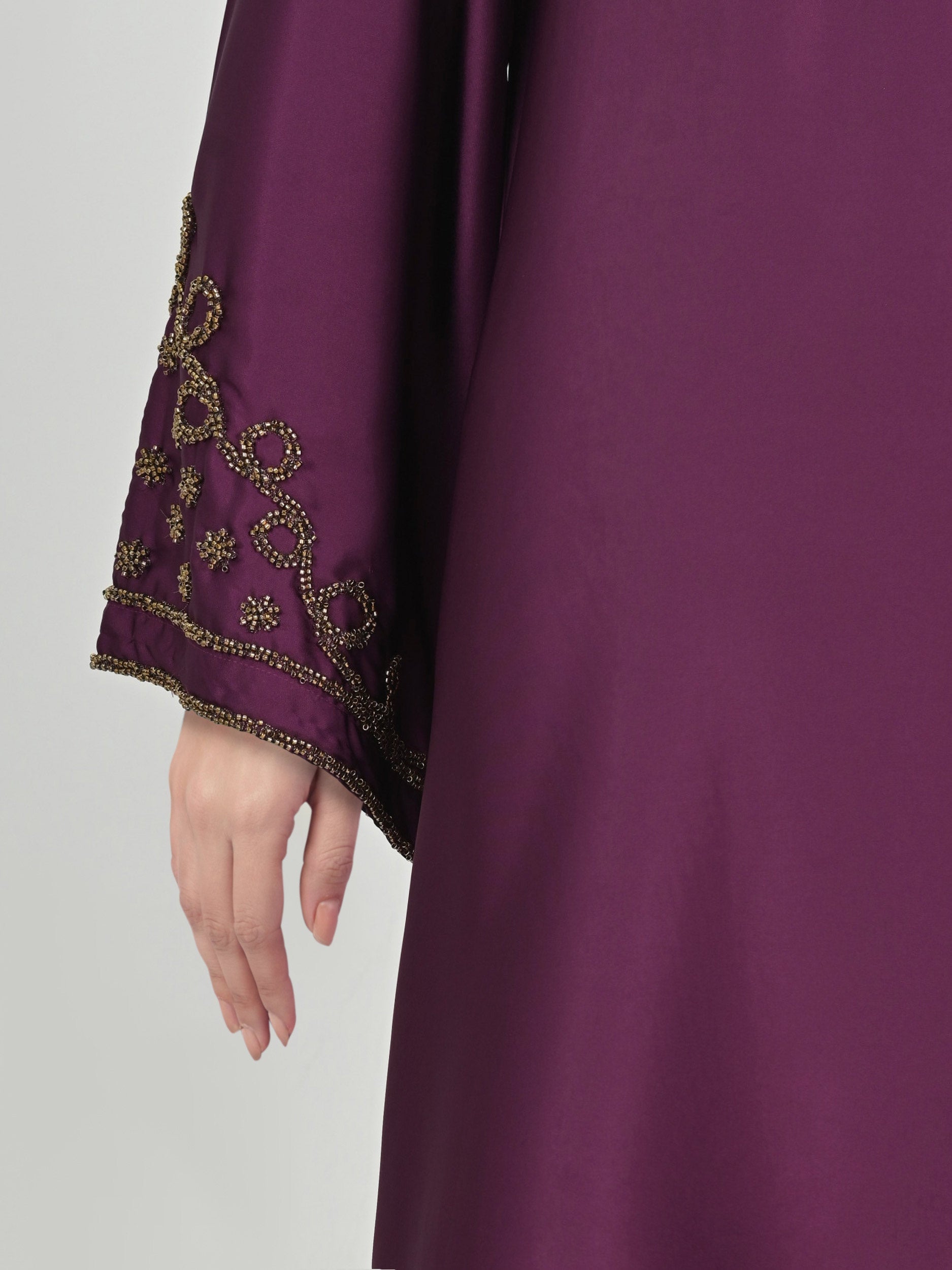 Silk Kaftan- Embellished (Pret)