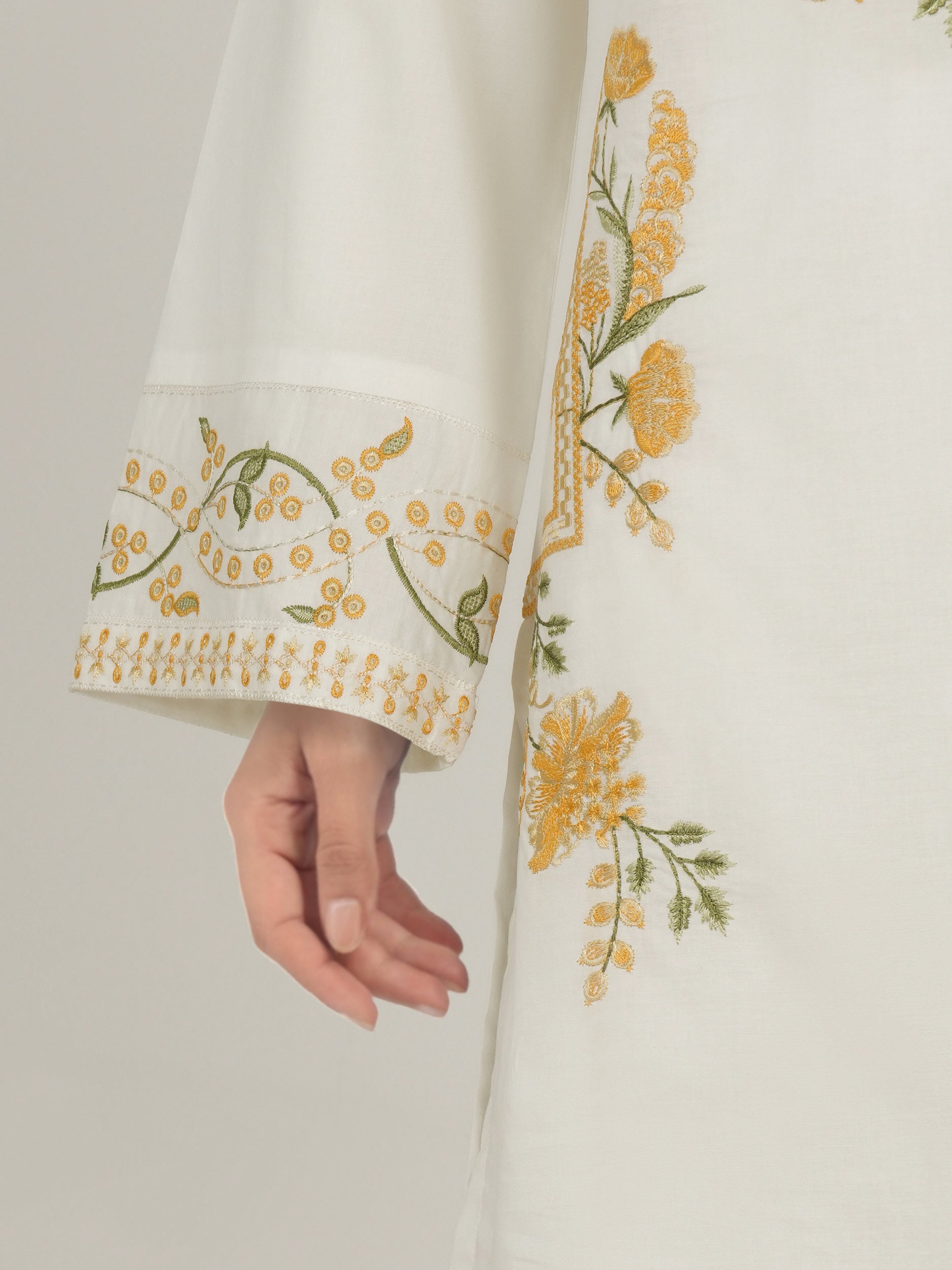 Lawn Shirt- Embroidered (Pret)