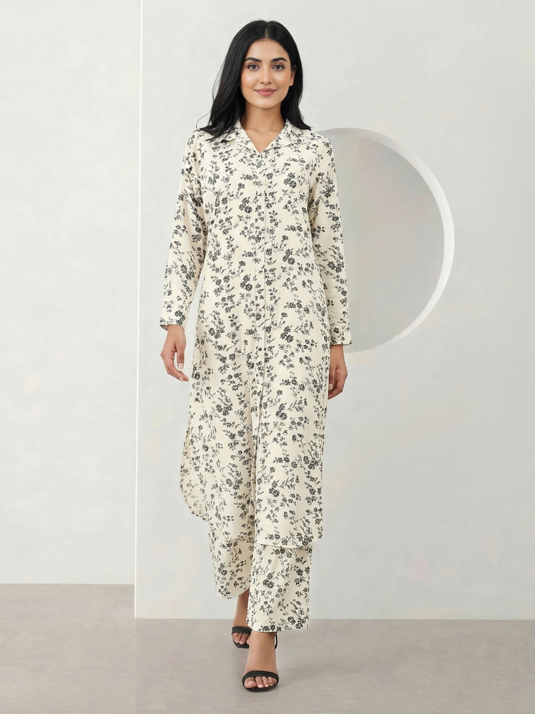 2 Piece Silk Suit (Pret)