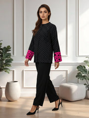 Silk Kurti-Embroidered (Pret)