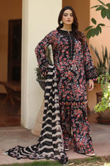 3-PC Stitched Embroidered  Lawn  SLC27-12P