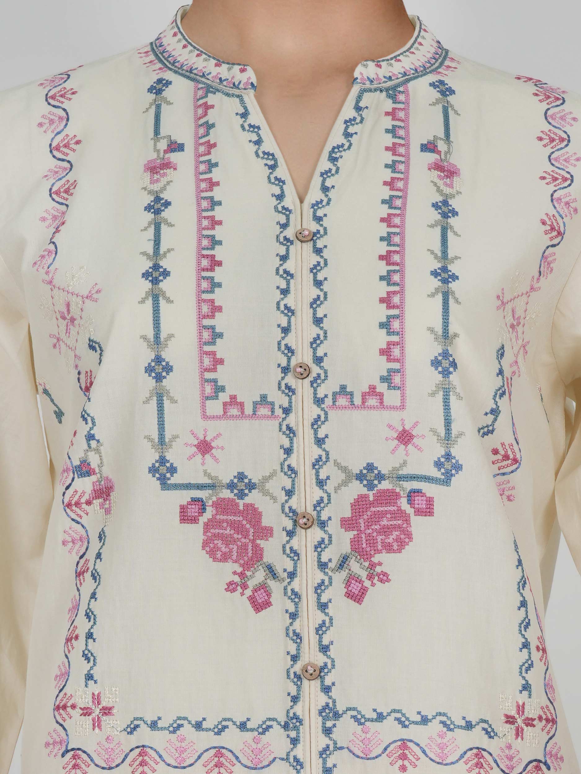 2 Piece Lawn Suit- Embroidered (Pret)