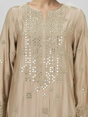 2 Piece Silk Suit-Embroidered (Pret)