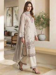 3 Piece Lawn Missouri Suit- Embroidered (Pret)