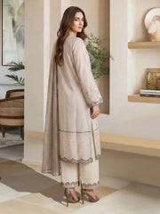 3 Piece Lawn Missouri Suit- Embroidered (Pret)