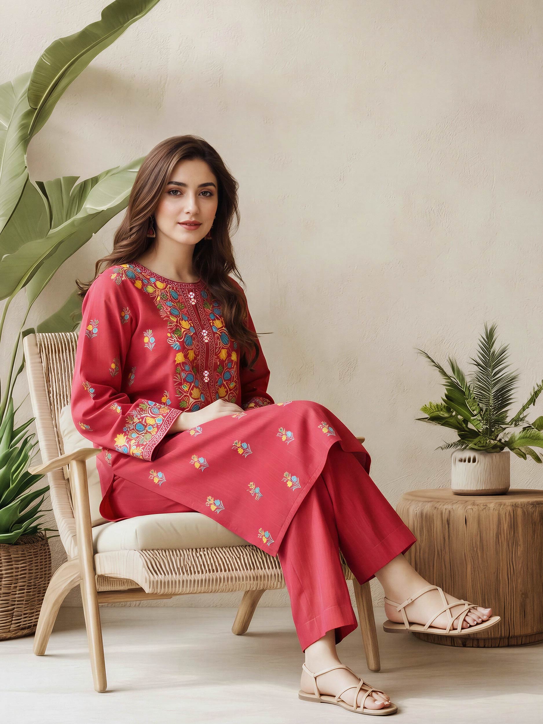 2 Piece Lawn Suit (Pret)