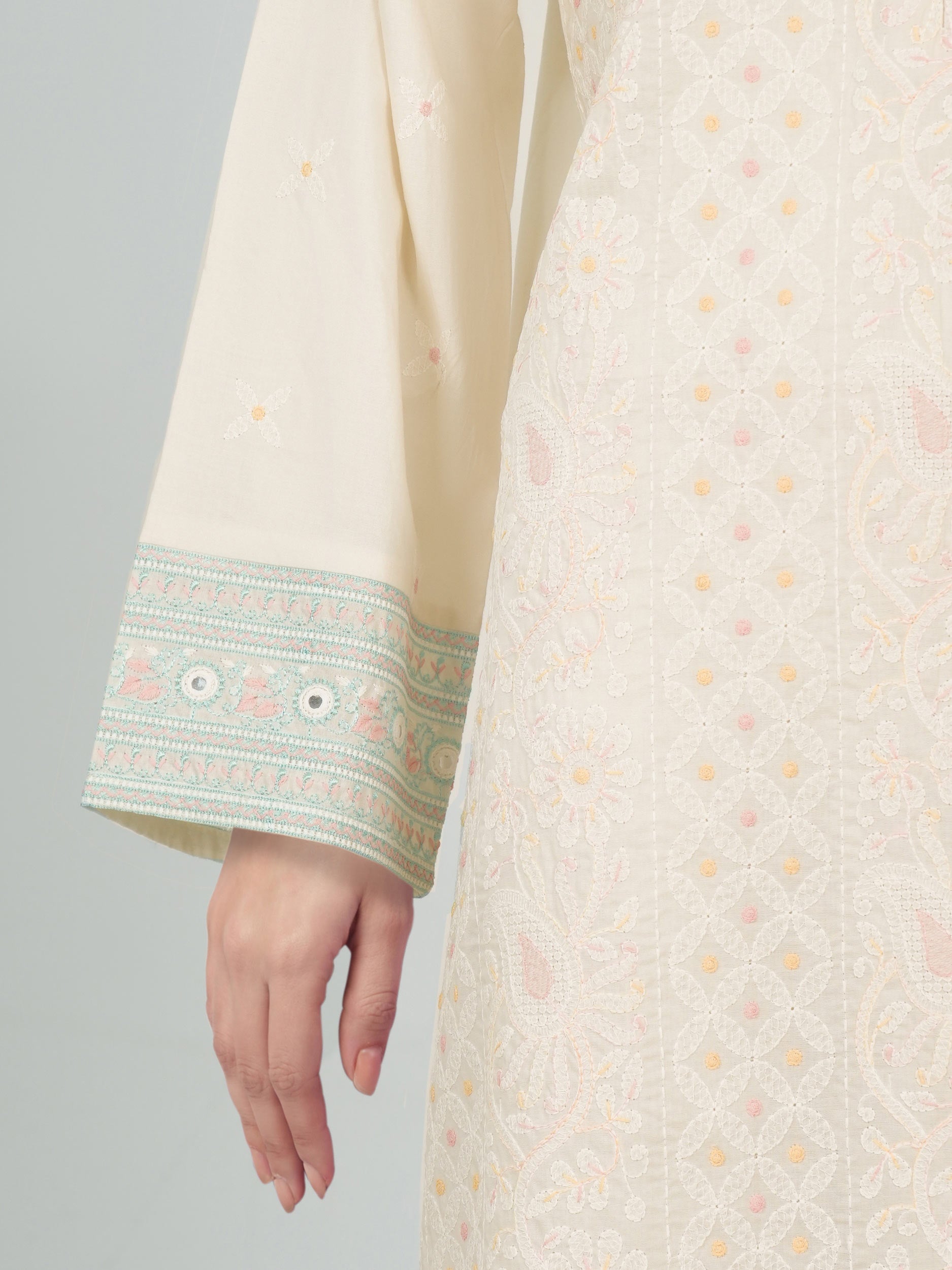 2 Piece Lawn Suit- Embroidered (Pret)