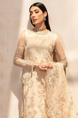 SUFFUSE TALE-3PC ORGANZA EMBROIDERED PRET