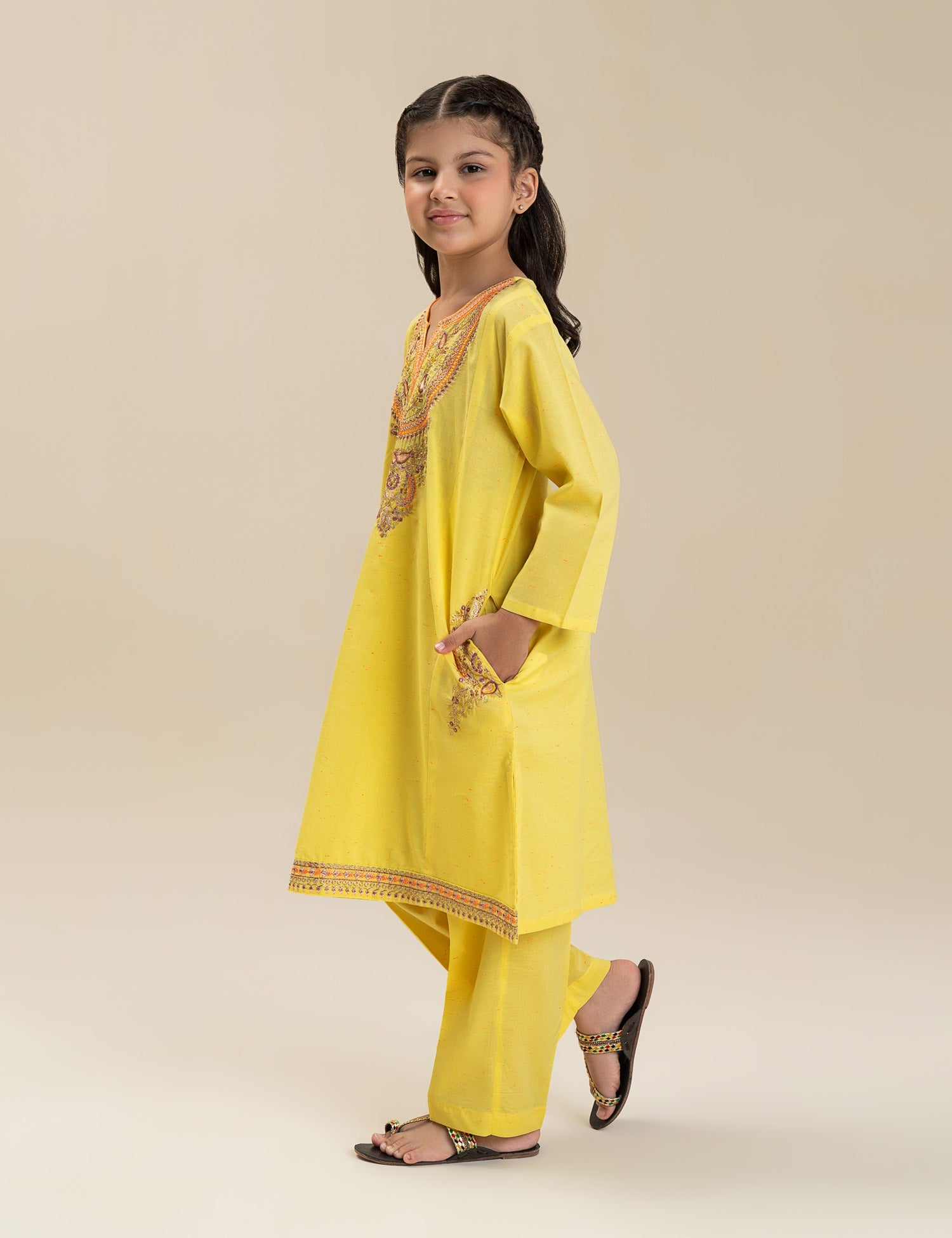 2 PIECE TILLA EMBROIDERED SUIT