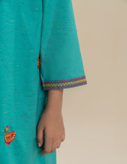 2 PIECE CHICKEN EMBROIDERED SUIT
