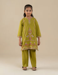 2 PIECE FLORAL EMBROIDERED SUIT