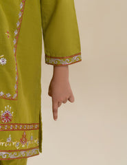 2 PIECE FLORAL EMBROIDERED SUIT