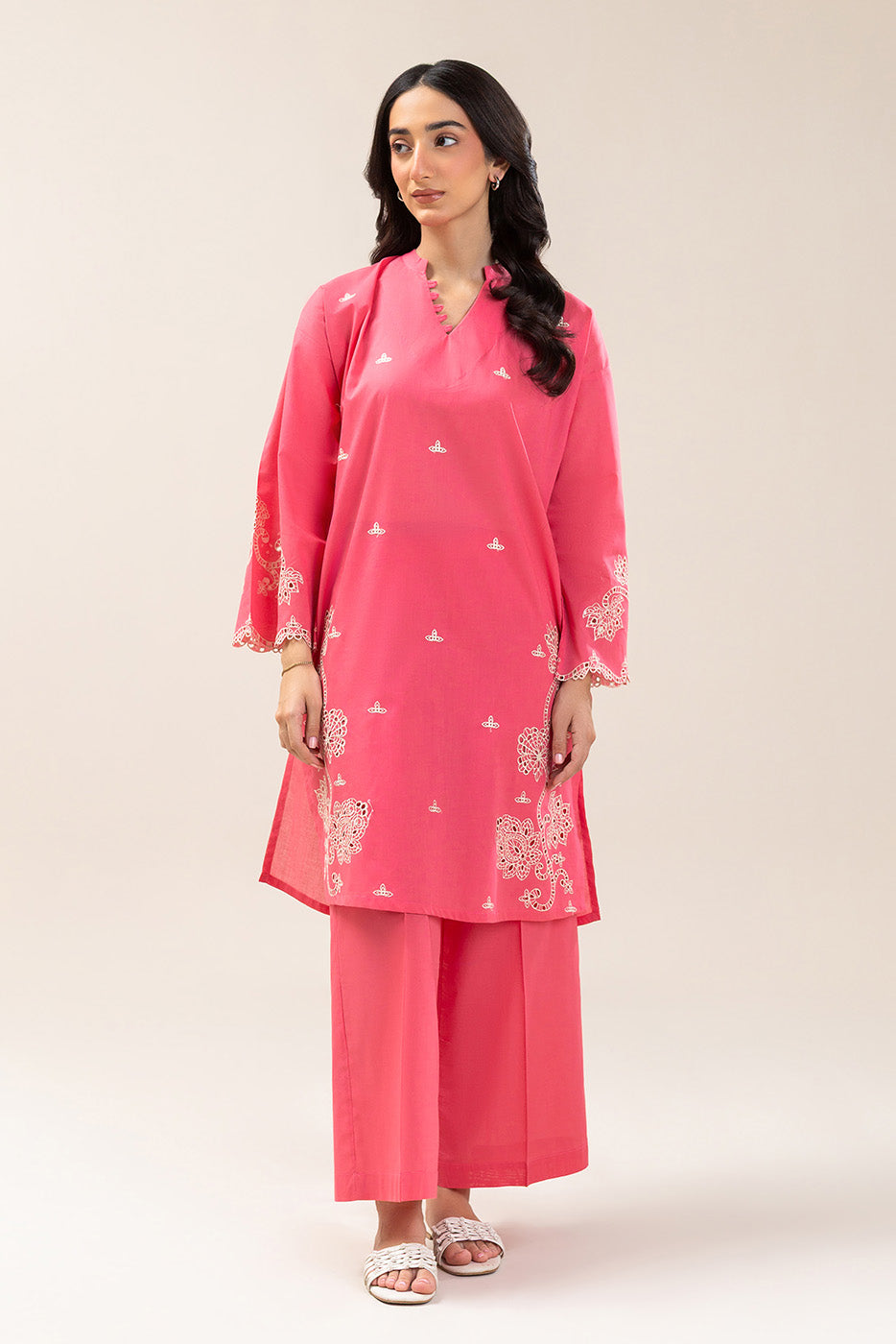 EMBROIDERED LAWN SHIRT (PRET)
