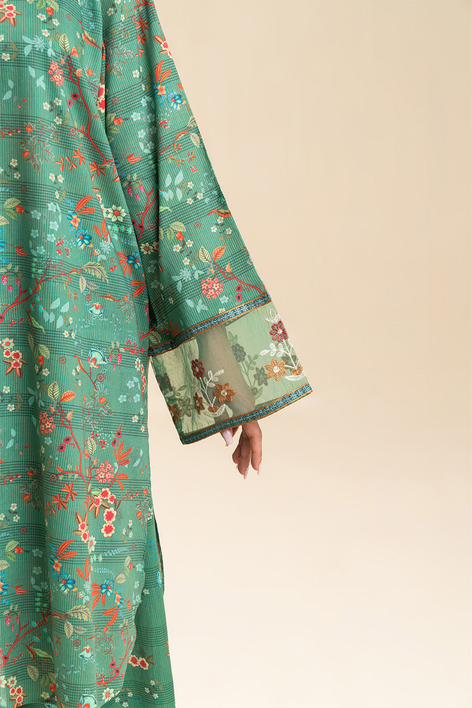 EMBROIDERED LAWN SHIRT (PRET)