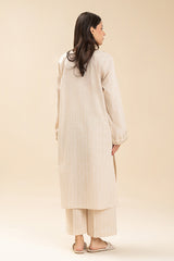 2 PIECE EMBROIDERED DOBBY SUIT (PRET)