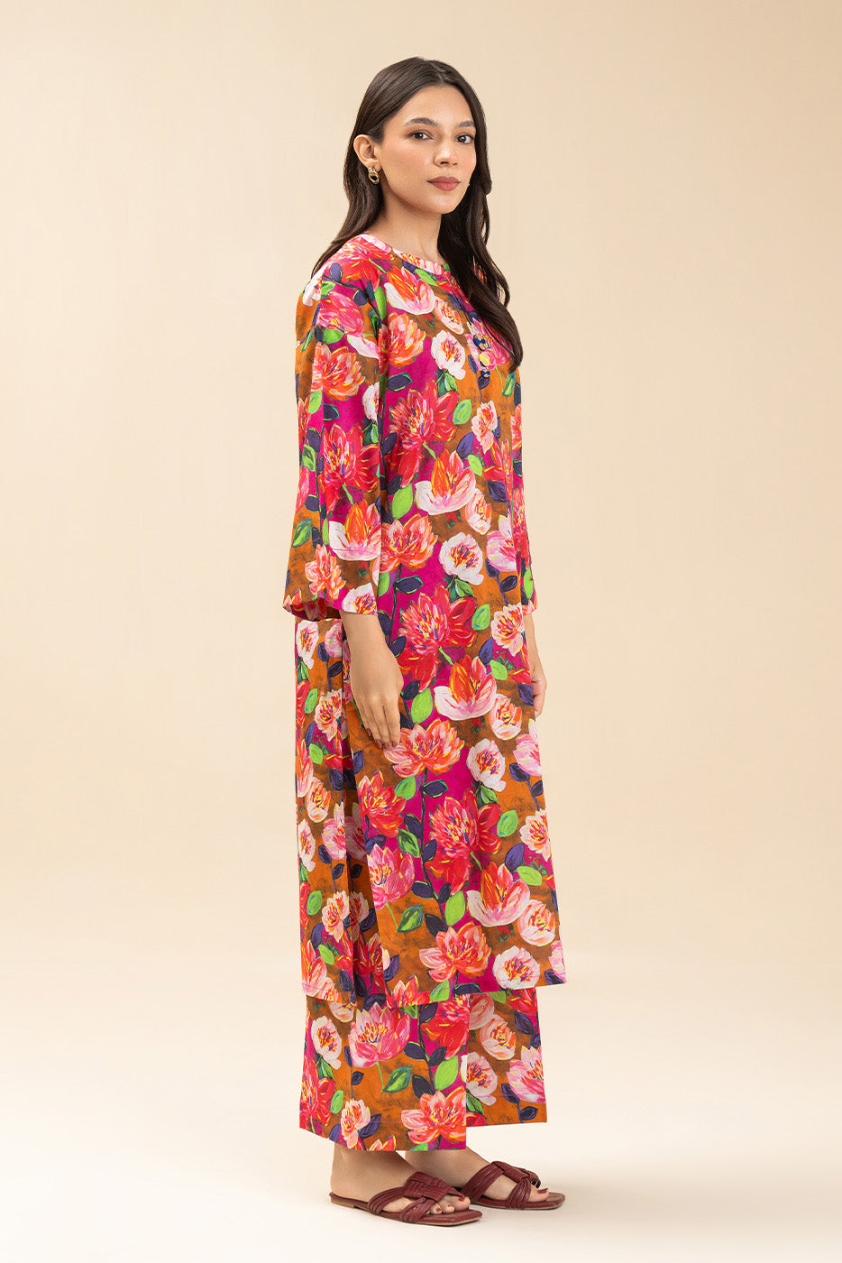 2 PIECE PRINTED LAWN SUIT (PRET)