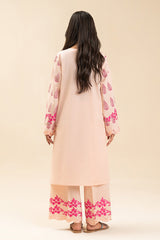 2 PIECE EMBROIDERED SLUB SUIT (PRET)