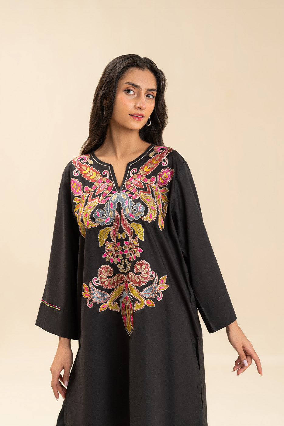 EMBROIDERED LAWN SHIRT (PRET)