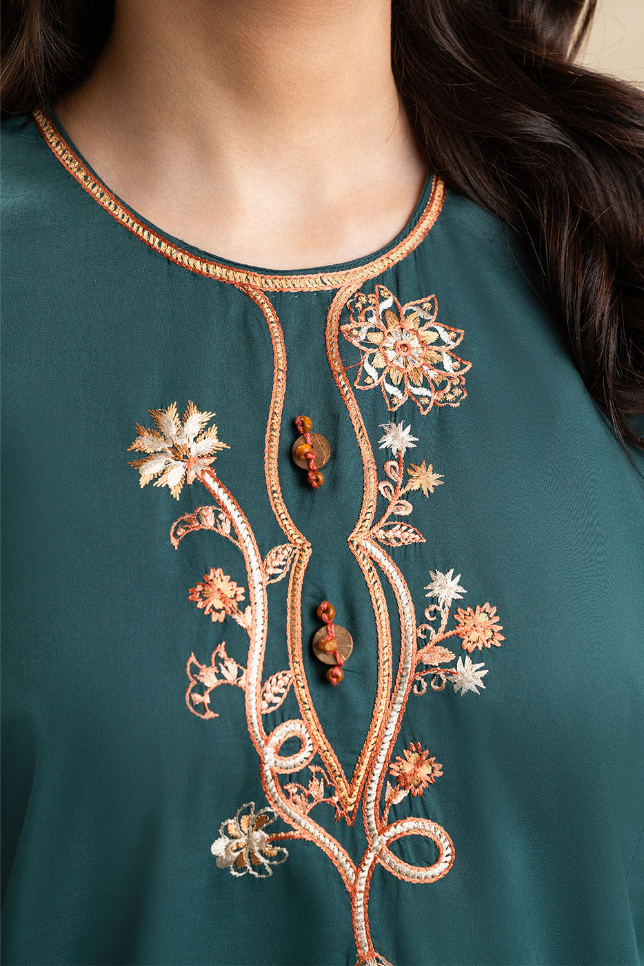 2 PIECE EMBROIDERED LAWN SUIT (PRET)