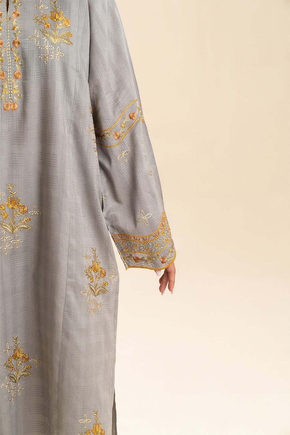 EMBROIDERED DORIA SHIRT (PRET)