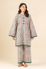 2 PIECE PRINTED LAWN SUIT (PRET)