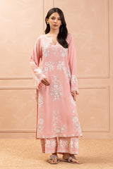 2 PIECE EMBROIDERED RAW SILK SUIT (LUXURY PRET)