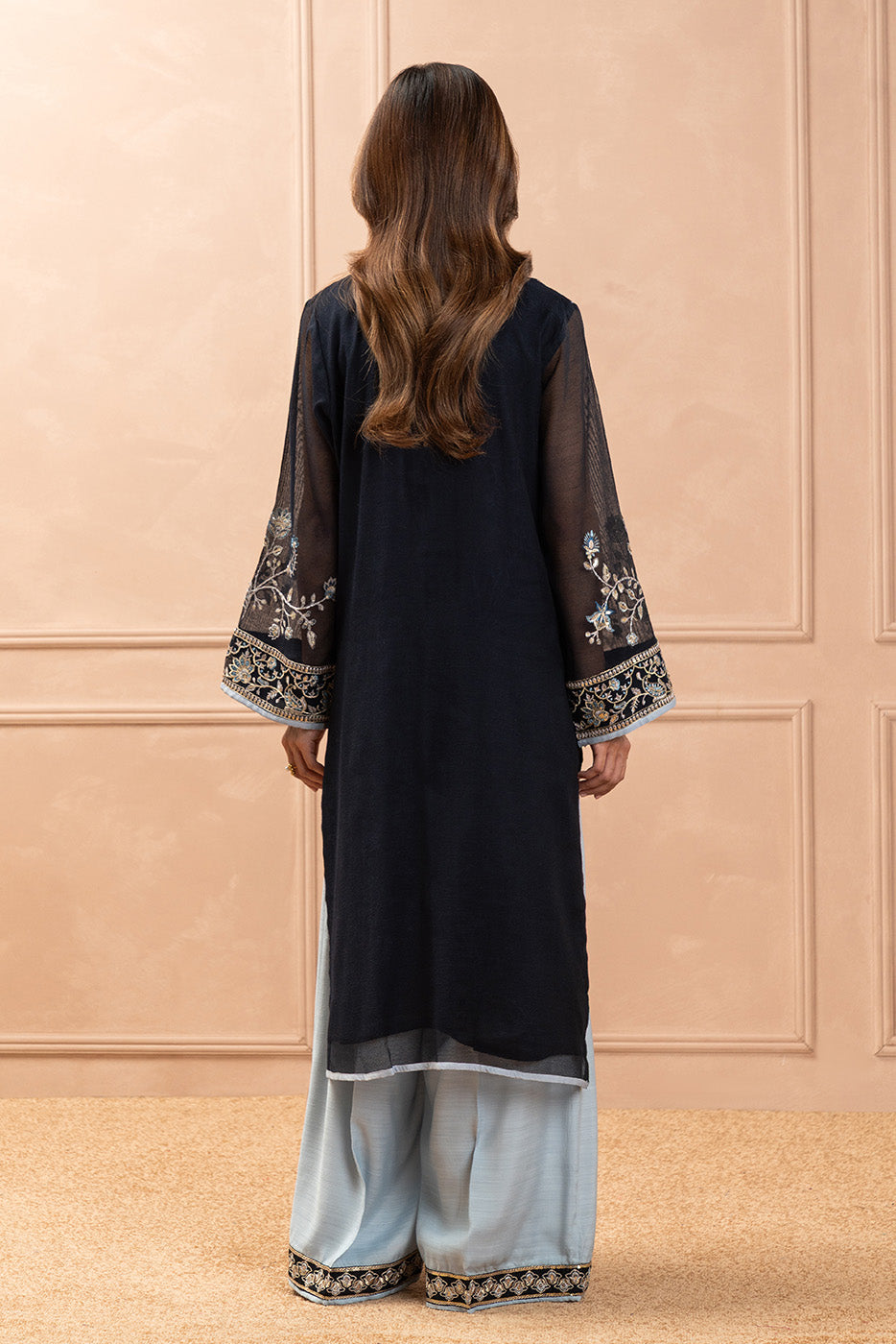 EMBROIDERED JACQUARD SHIRT (LUXURY PRET)
