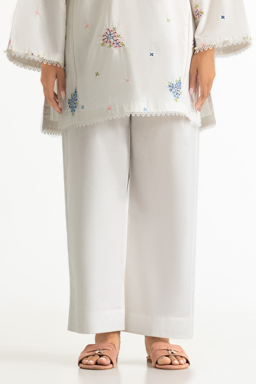 Blended Embroidered Co-Ord Set