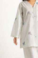 Blended Embroidered Co-Ord Set