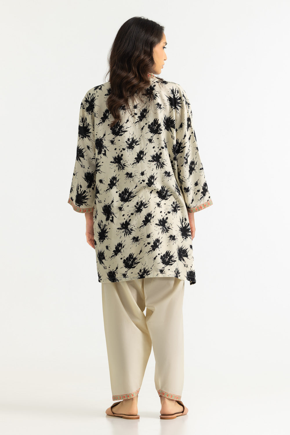 Blended Embroidered Co-Ord Set