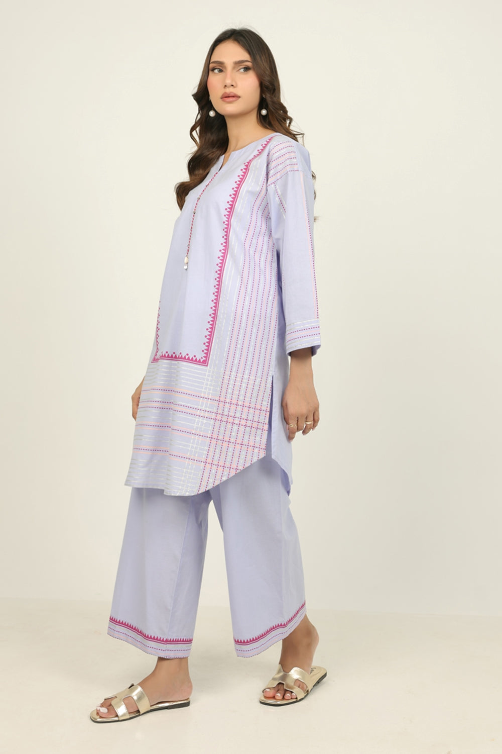 Cambric Block Printed Co-Ord Set