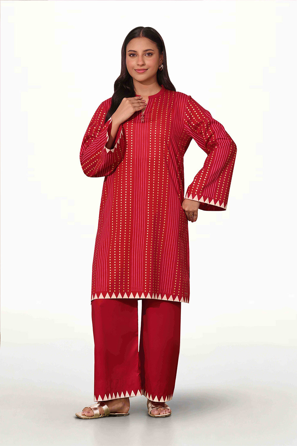 Cambric Block Printed Co-Ord Set