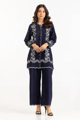 Cambric Embroidered Co-Ord Set