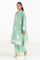 Cambric Embroidered Co-Ord Set