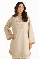 Cambric Embroidered Co-Ord Set